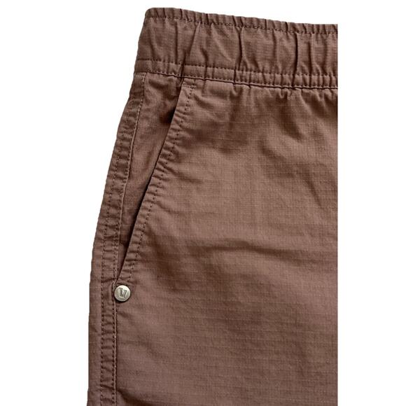 Vuori Ripstop Shorts Womens Medium Mauve Organic Cotton Pockets Outdoors Hiking - Picture 3 of 11